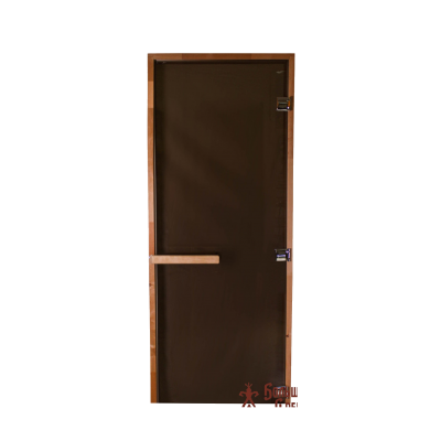 Дверь термостекло ( матовая бронза) 8 мм